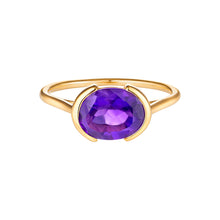 Load image into Gallery viewer, Bridget | Amethyst Ring in Gold Vermeil