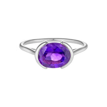 Load image into Gallery viewer, Bridget | Amethyst Ring in Sterling Silver