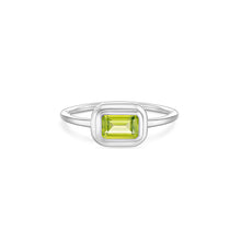 Load image into Gallery viewer, Taylor | Peridot Ring in Sterling Silver