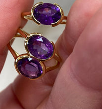 Load image into Gallery viewer, Bridget | Amethyst Ring in Gold Vermeil