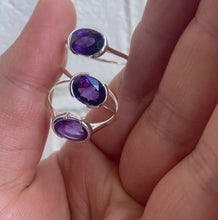 Load image into Gallery viewer, Bridget | Amethyst Ring in Sterling Silver