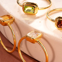 Load image into Gallery viewer, Audrey | Citrine Ring in Gold Vermeil