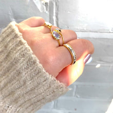 Load and play video in Gallery viewer, Bridget | Labradorite Ring in Gold Vermeil