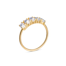 Load image into Gallery viewer, Alyssia | Moonstone Ring in Gold Vermeil