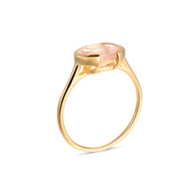 Load image into Gallery viewer, Bridget | Rose Quartz Ring in Gold Vermeil