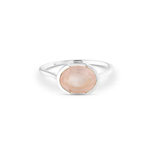 Load image into Gallery viewer, Bridget | Rose Quartz Ring in Sterling Silver