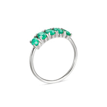 Load image into Gallery viewer, Alyssia | Green Onyx Ring in Sterling Silver