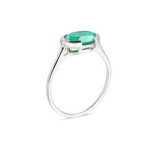 Load image into Gallery viewer, Bridget | Green Onyx Ring in Sterling Silver