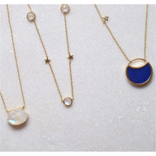 Load image into Gallery viewer, Erin | Moonstone Necklace in Gold Vermeil