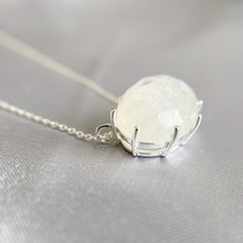 Load image into Gallery viewer, Erin | Moonstone Necklace in Sterling Silver