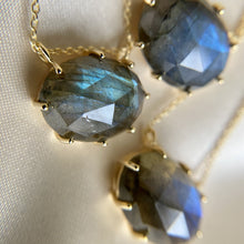 Load image into Gallery viewer, Erin | Labradorite Necklace in Gold Vermeil