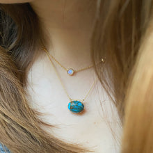 Load image into Gallery viewer, Erica | Nightsky Necklace with Moonstone in Gold Vermeil