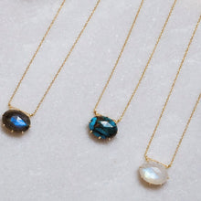Load image into Gallery viewer, Erin | Moonstone Necklace in Gold Vermeil