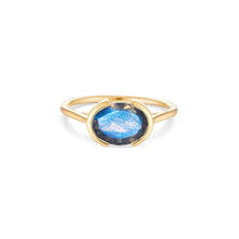 Load image into Gallery viewer, Bridget | Labradorite Ring in Gold Vermeil
