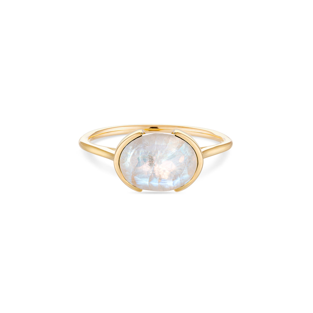 Bridget | Moonstone Ring in Gold Vermeil