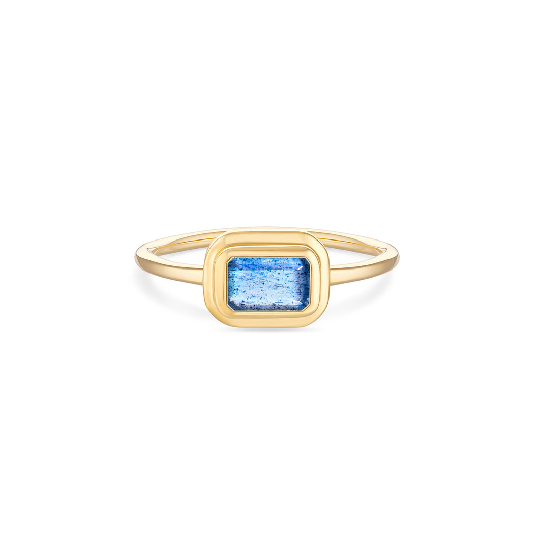 Taylor | Labradorite Ring in Gold Vermeil