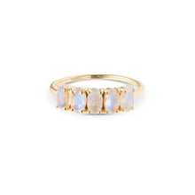 Load image into Gallery viewer, Alyssia | Moonstone Ring in Gold Vermeil
