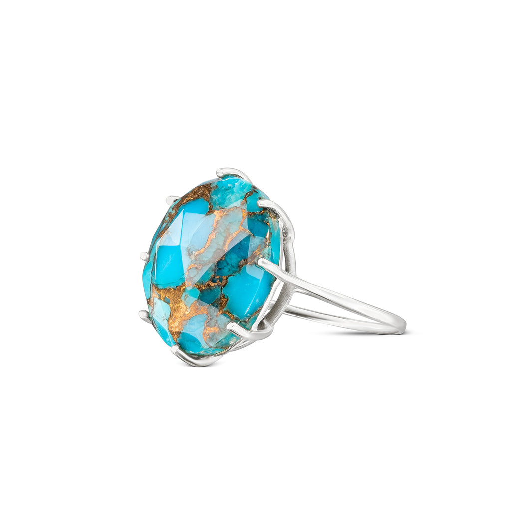Cory | Turquoise Ring in Sterling Silver