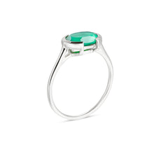 Load image into Gallery viewer, Bridget | Green Onyx Ring in Sterling Silver
