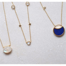 Load image into Gallery viewer, Erin | Moonstone Necklace in Gold Vermeil
