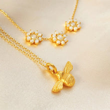 Load image into Gallery viewer, Bob the Bee | Charity Necklace in Gold Vermeil
